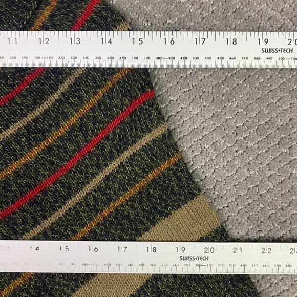 American South Side Alpaca Wool Poncho Made in Peru Green Shawl Shrug Sweater - Picture 8 of 8